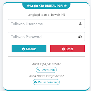 Register PGRI Lampung - Persatuan Guru Republik Indonesia Cabang Kabupaten Lampung
